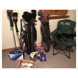 Potpourri of Golf Equipment and Accessories