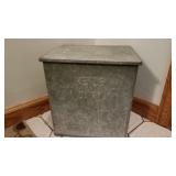 Vintage Metal Milk Box
