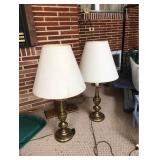 2 Brass Lamps