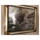 County Cottage Signed Print