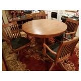 Dining Table with Four Chairs