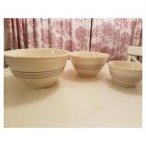 Trio of McCoy Bowls
