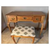Vanity Table with Bench