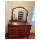 Antique Dresser with Swivel Mirror