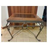 Classy Glassy End Table