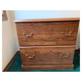 Wood Grain Large File Cabinet