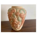 Dancing Nymphs Phoenix Glass Vase