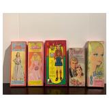 Five Boxes Vintage Paper Dolls