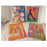 Groovy P.J. and Barbie Paper Dolls