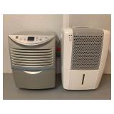 2 Portable Dehumidifiers