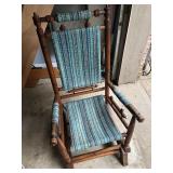 Gorgeous Vintage Rocker Hand Loomed