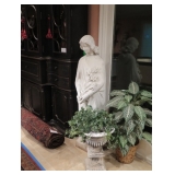 Marble Statue of a Young Girl 