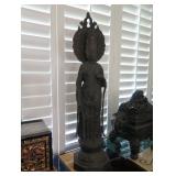 Large Iron Figure of Quan Yen