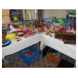 Many toys and games