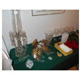Many crystal items