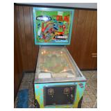 pinball machine ..sorry did not clean the glass yet