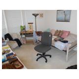 day bed and office chair