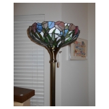 leaded glass floor lamp