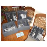 waterford millennium  toasting flutes in boxes