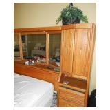 king head board (Mattress not for sale)