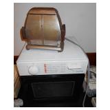 vintage toaster and microwave