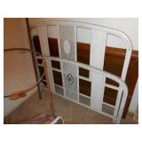 antique metal bed