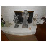 Many angels and much religious art