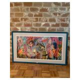Art Jam print from Baby Tattooville. Signed by all the artists.  $250 OBO 832.652.4805