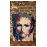Sincerely Strong by Kelley Devine.  Acrylic on Canvas 36x48 Originally $4200 OBO 832.652.4805