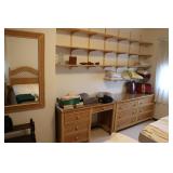 Wicker Dresser and Desk