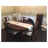 Formal dining table