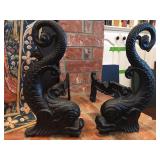Antique andirons