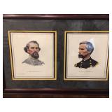 Civil War print - signed