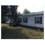 front of double wide 