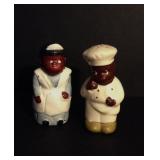Black Americanan salt & pepper shakers