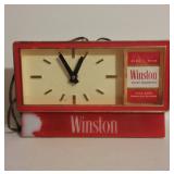 Winston Cigarette clock