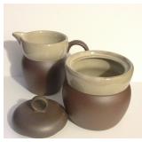 creamer and sugar bowl