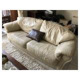 LEATHER COUCHES (PAIR)