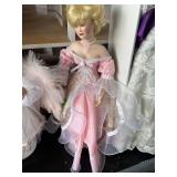 Beautiful modern dressed in pink