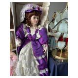 Exquisite attire stands 30 inches tall