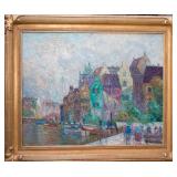 Signed by listed artist Rudolf Weber original oil painting