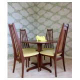Mid-Century Dinette set, with Danish modern teak chair