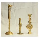 Pierre Casenove frensh guilt bronze candle sticks