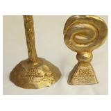 Pierre Casenove frensh guilt bronze candle sticks