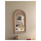 Wicker Mirror