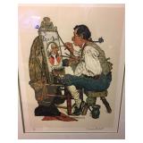 Norman Rockwell Lithograph - signed and numbered