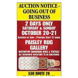 LIQUIDATION of RUG GALLERY - Persian, Turkish, Oriental Rugs