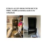$275 - Ethan Allen - Desk with Hutch