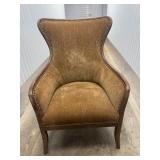 Leather and Fabric Chair