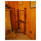 Walnut twin  pedestal